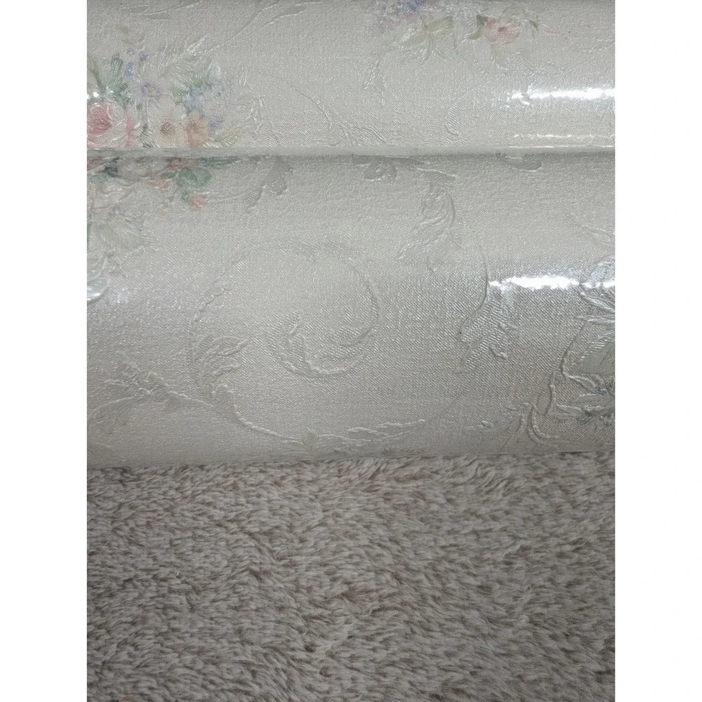 Brewster Wallcoverings Floral Embossed Vinyl Wallpaper 2 Rolls Made in Italy